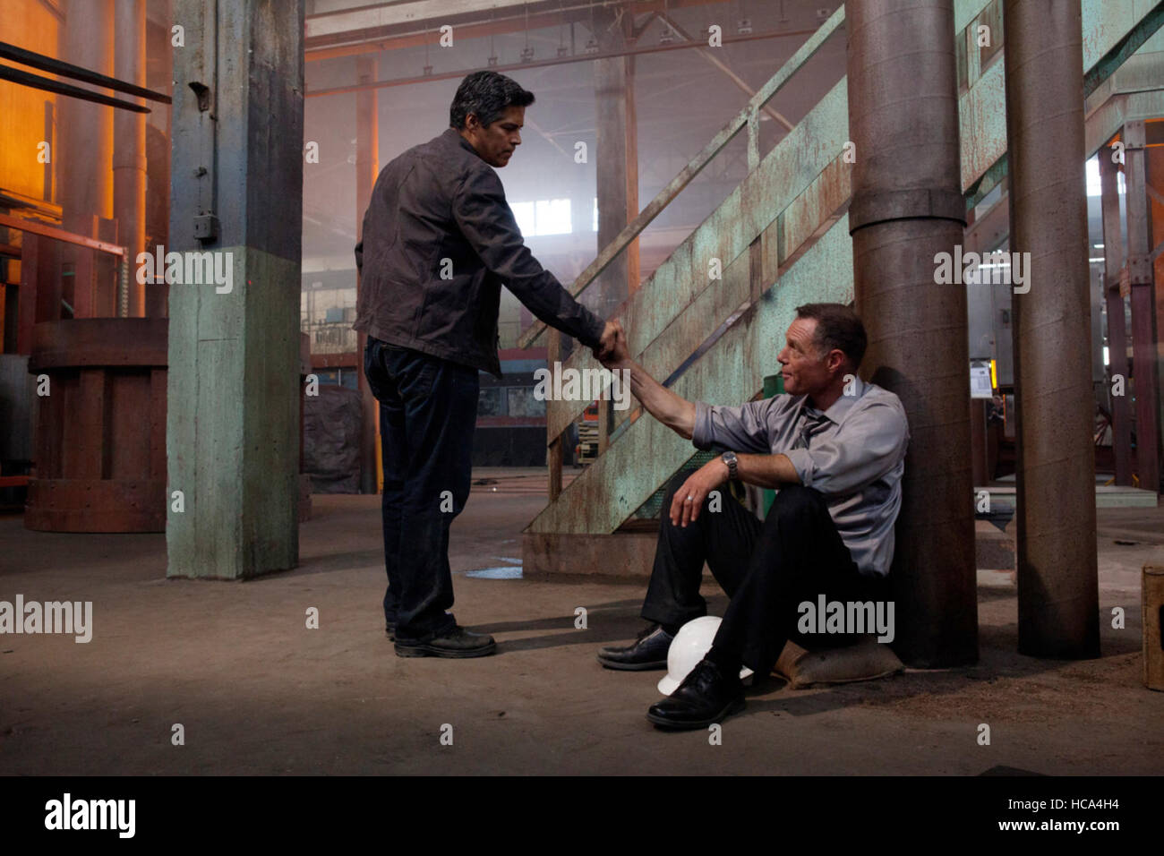 ATLAS SHRUGGED: PART II, from left: Esai Morales, Jason Beghe, 2011. ph:  Byron J. Cohen/©Rocky Mountain Pictures/courtesy Stock Photo - Alamy