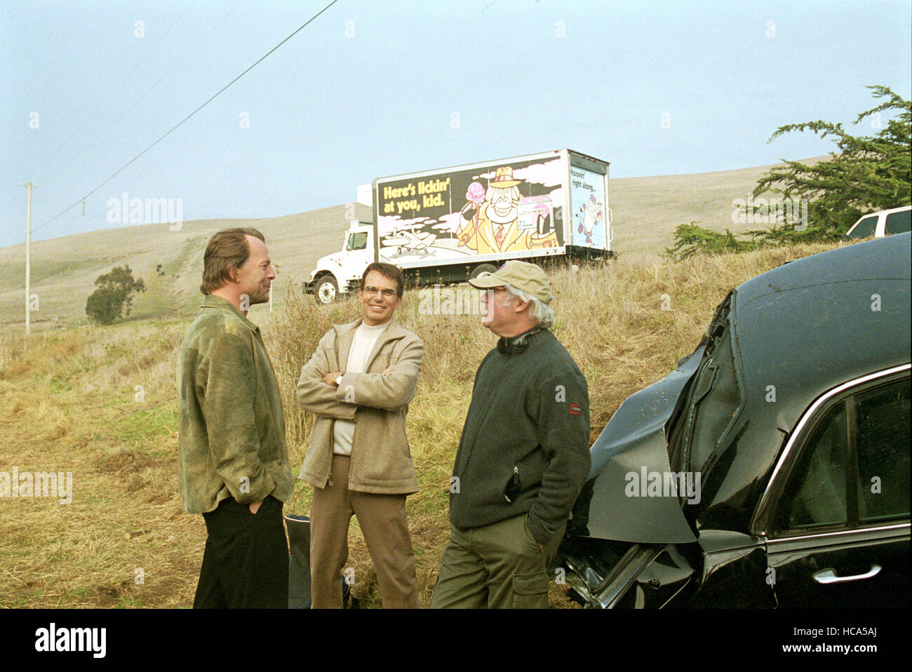 BANDITS, Bruce Willis, Billy Bob Thornton, Barry Levinson, 2001 Stock