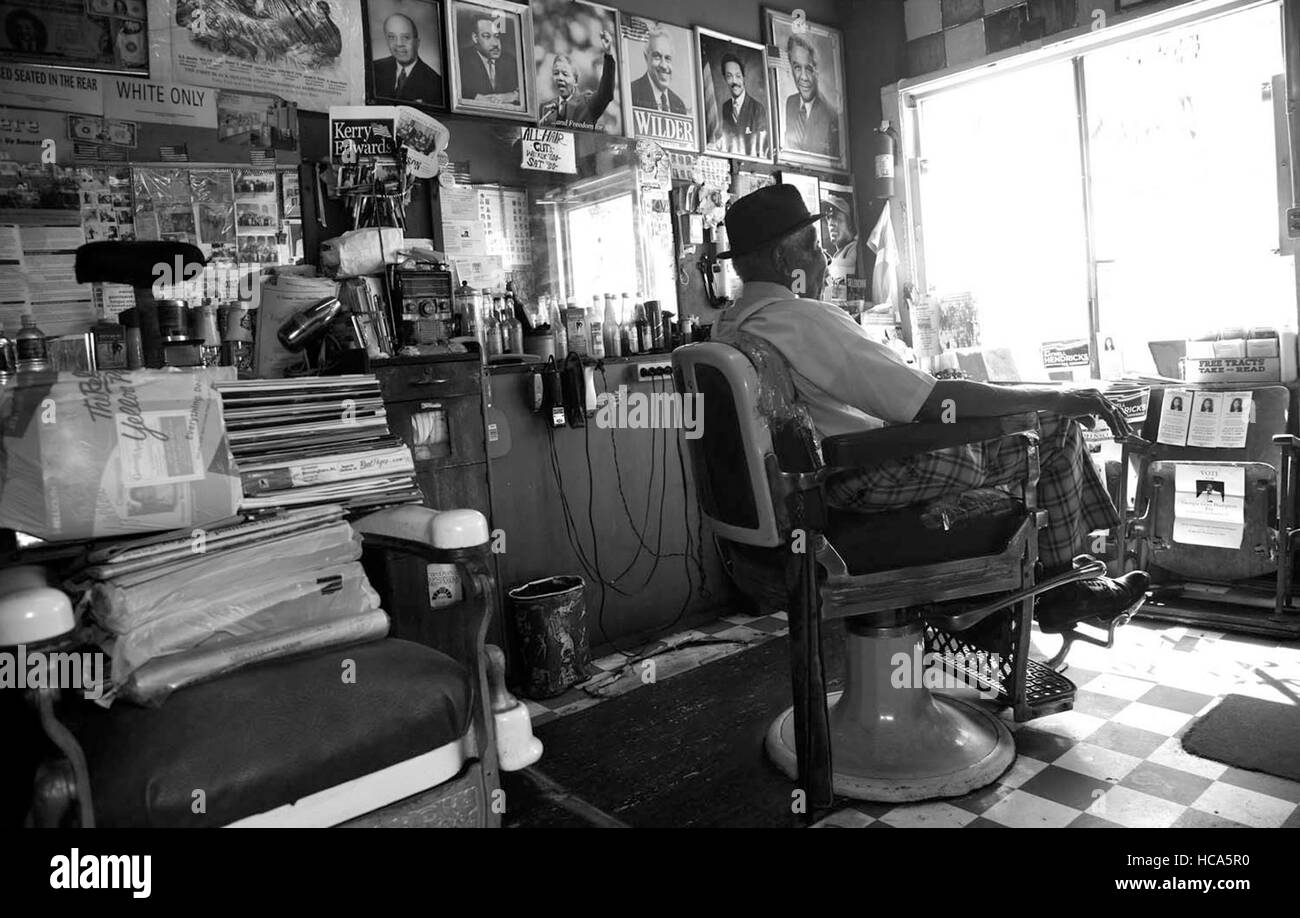 African american barber shop High Resolution Stock Photography and