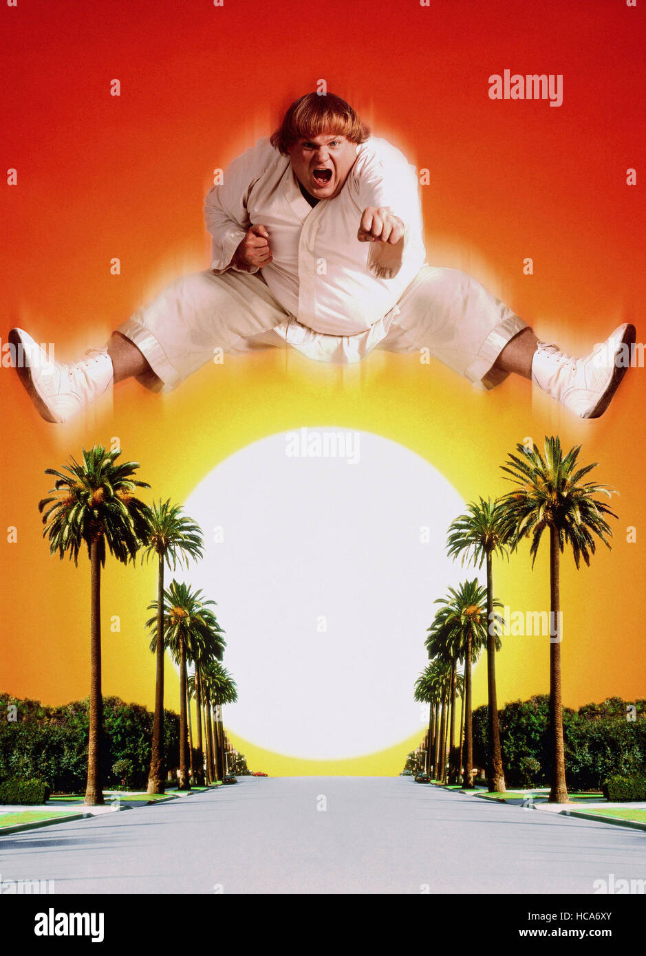 BEVERLY HILLS NINJA, Chris Farley, 1997, ©Sony Pictures Entertainment