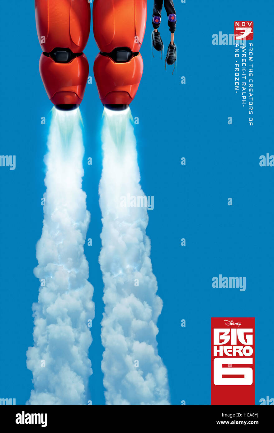 BIG HERO 6, advance US poster art, 2014. ©Walt Disney Studios Motion Pictures/courtesy Everett Collection Stock Photo