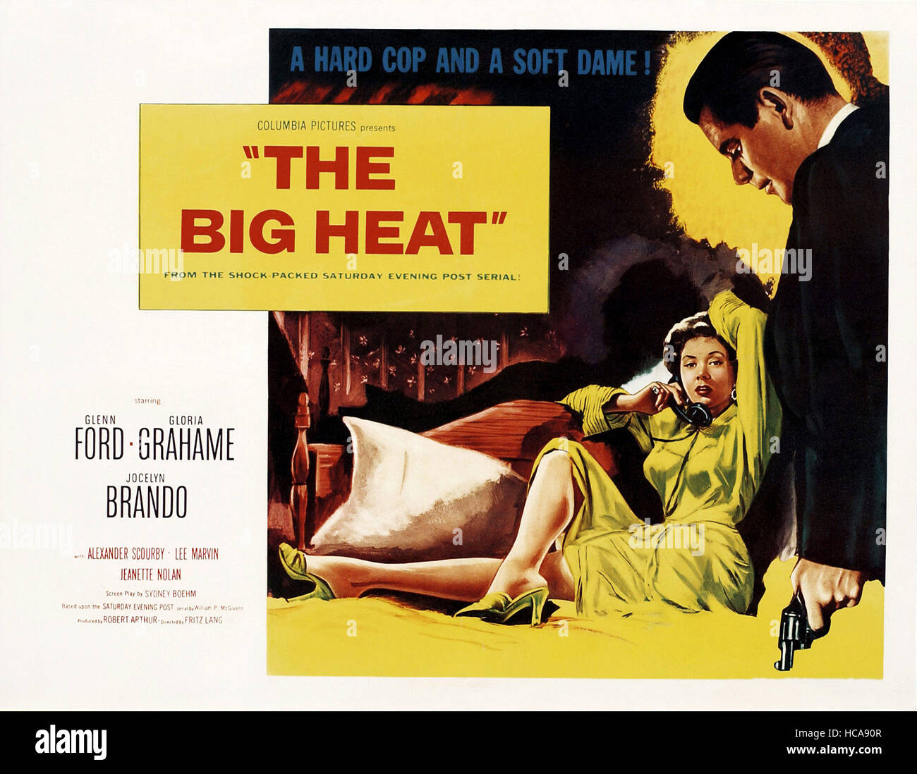 THE BIG HEAT, from left: Gloria Grahame, Glenn Ford, 1953 Stock Photo