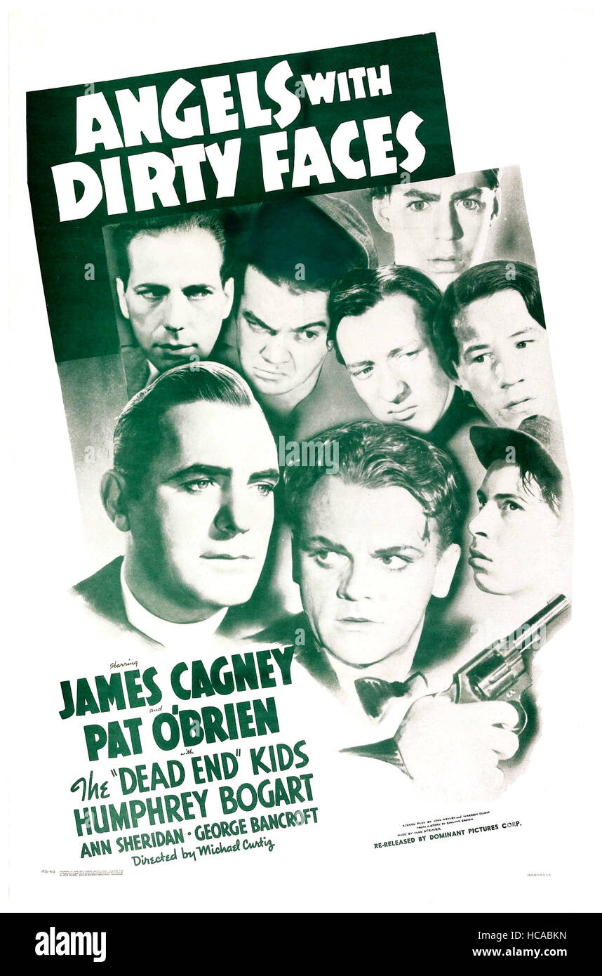 ANGELS WITH DIRTY FACES, U.S. poster art, clockwise from center James Cagney, Pat O