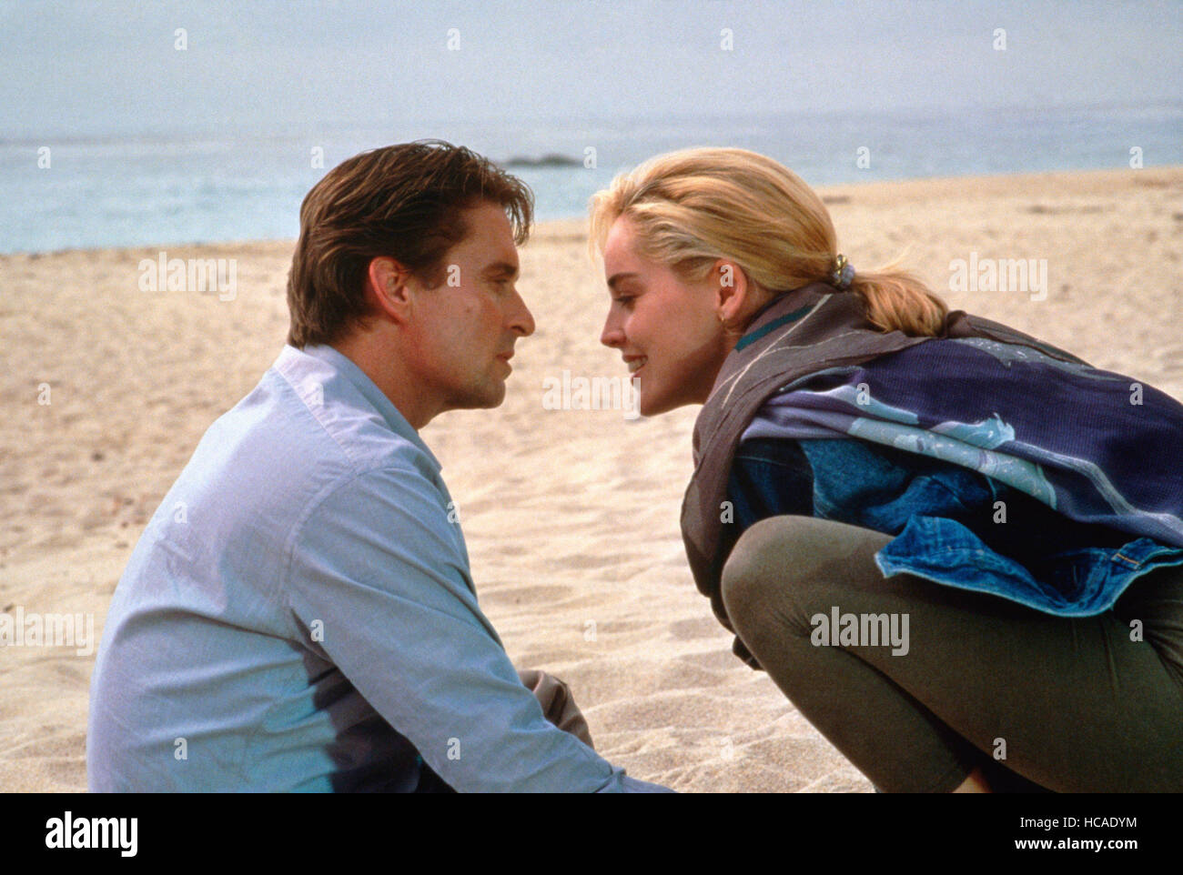 BASIC INSTINCT, Michael Douglas, Sharon Stone, 1992, (c) TriStar ...