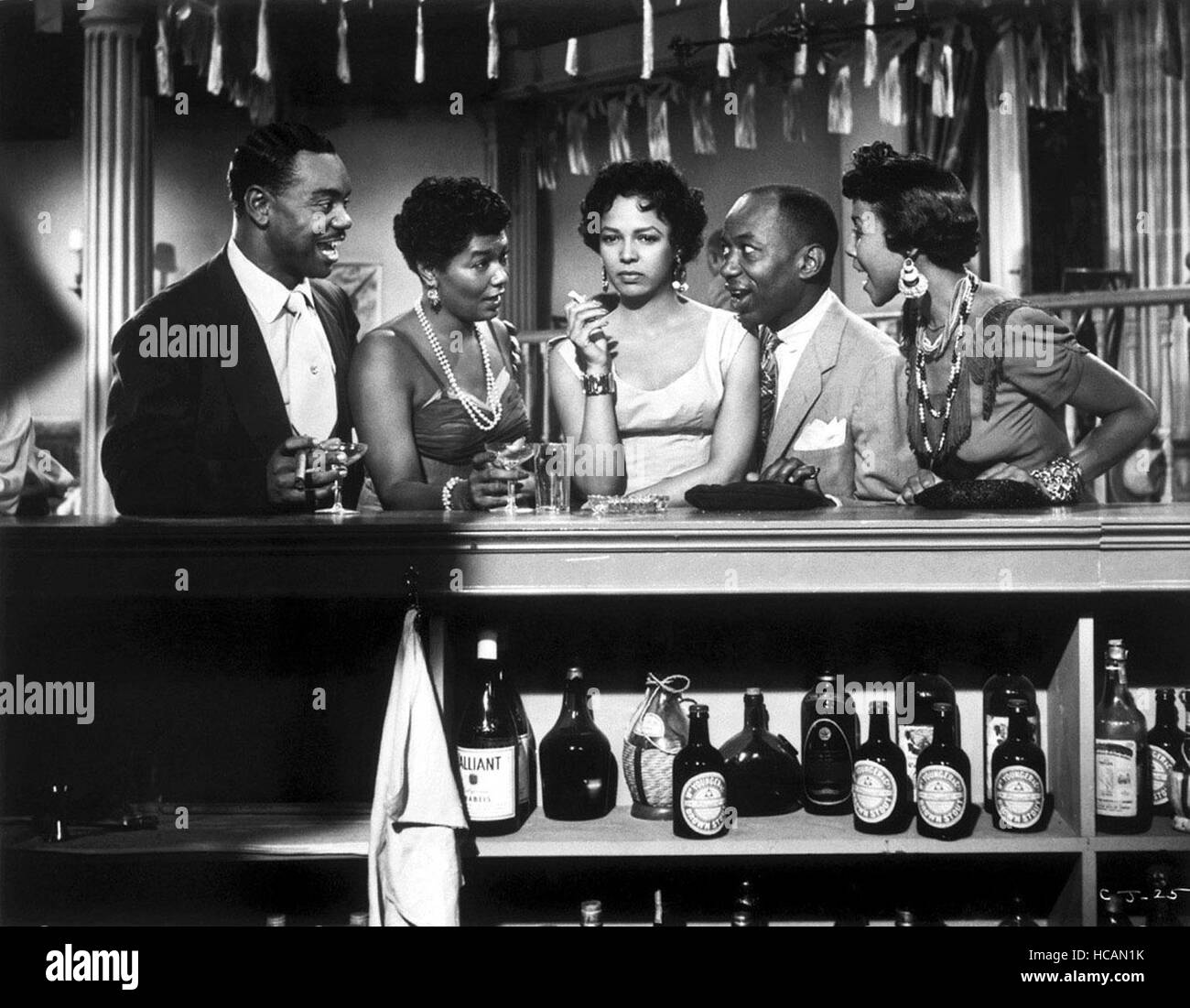 CARMEN JONES, Roy Glenn, Pearl Bailey, Dorothy Dandridge, Nick Stewart