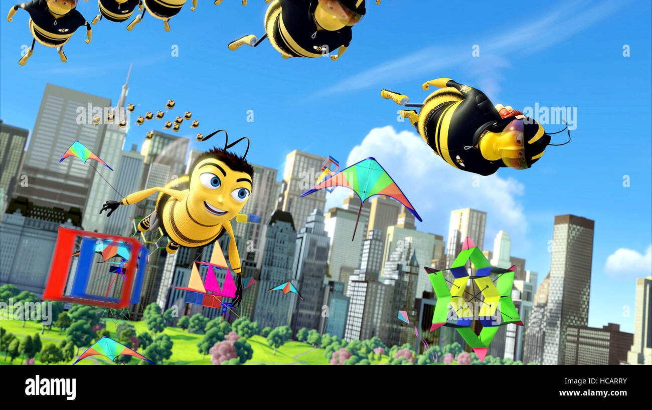 BEE MOVIE, lower left Barry B. Benson (voice Jerry Seinfeld), 2007