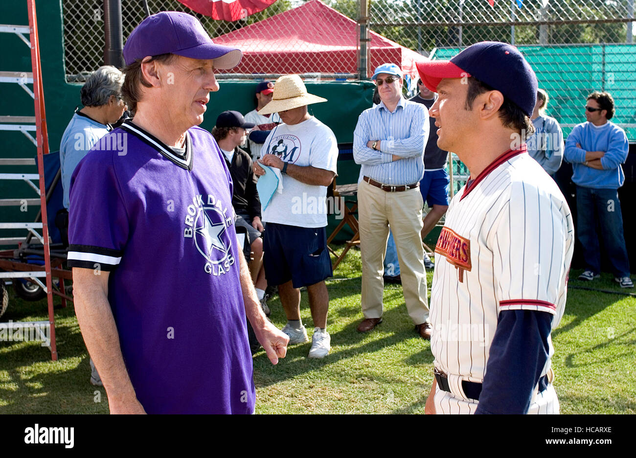 THE BENCHWARMERS, director Dennis Dugan, Rob Schneider, on set, 2006. ©Sony Pictures/courtesy