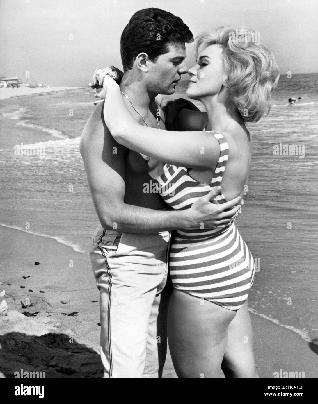 BEACH PARTY, Frankie Avalon, Eva Six, 1963 Stock Photo Alamy