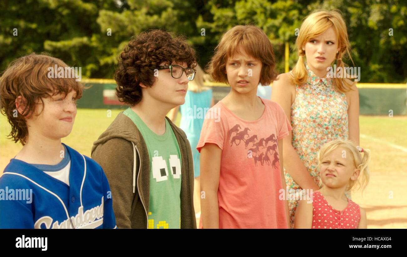 BLENDED, l-r: Kyle Red Silverstein, Braxton Beckham, Emma Fuhrmann