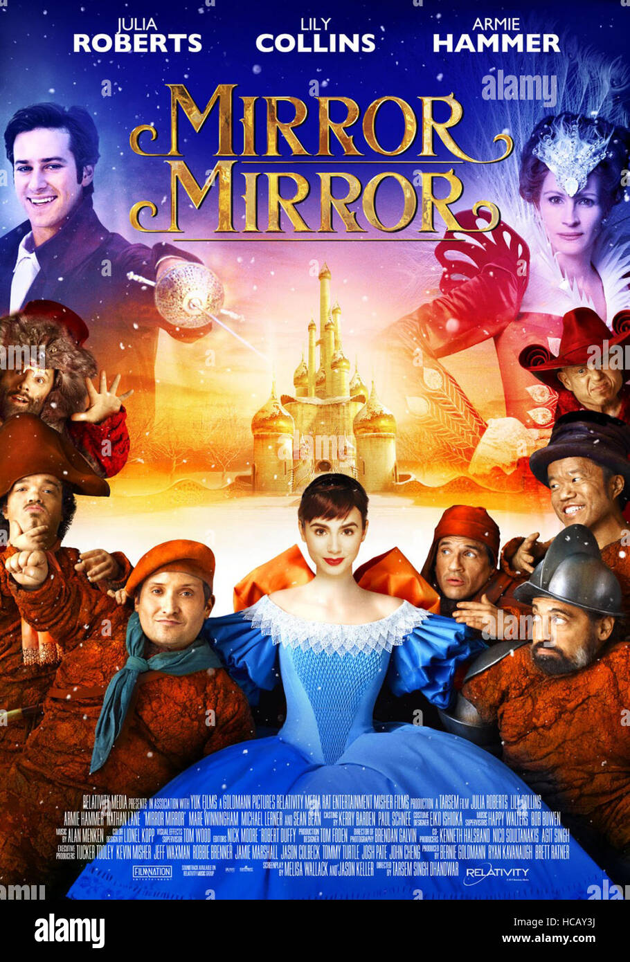 MIRROR MIRROR, (aka THE BROTHERS GRIMM SNOW WHITE), US poster art