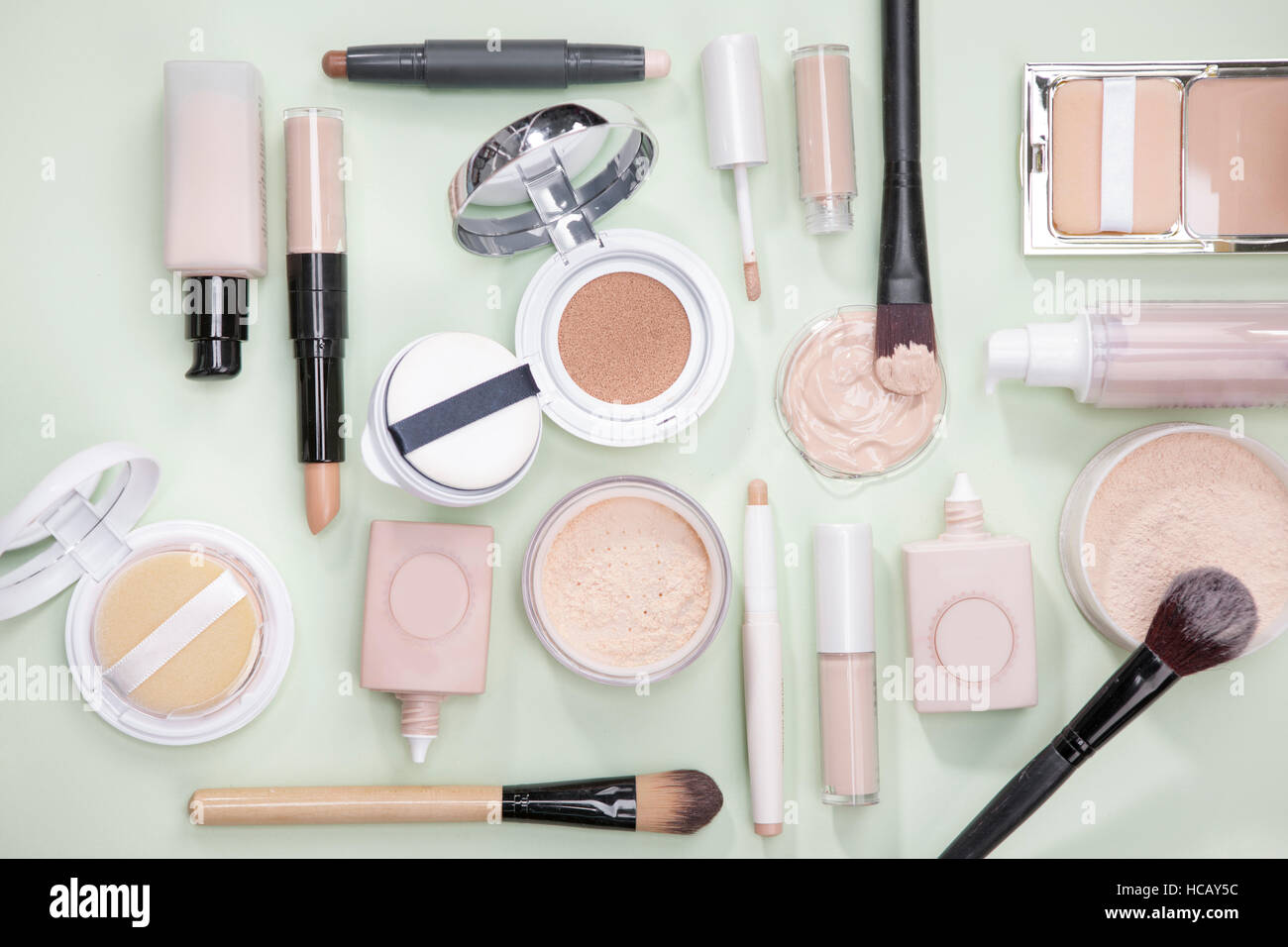 Various cosmetic products and beauty supplies Stock Photo Alamy