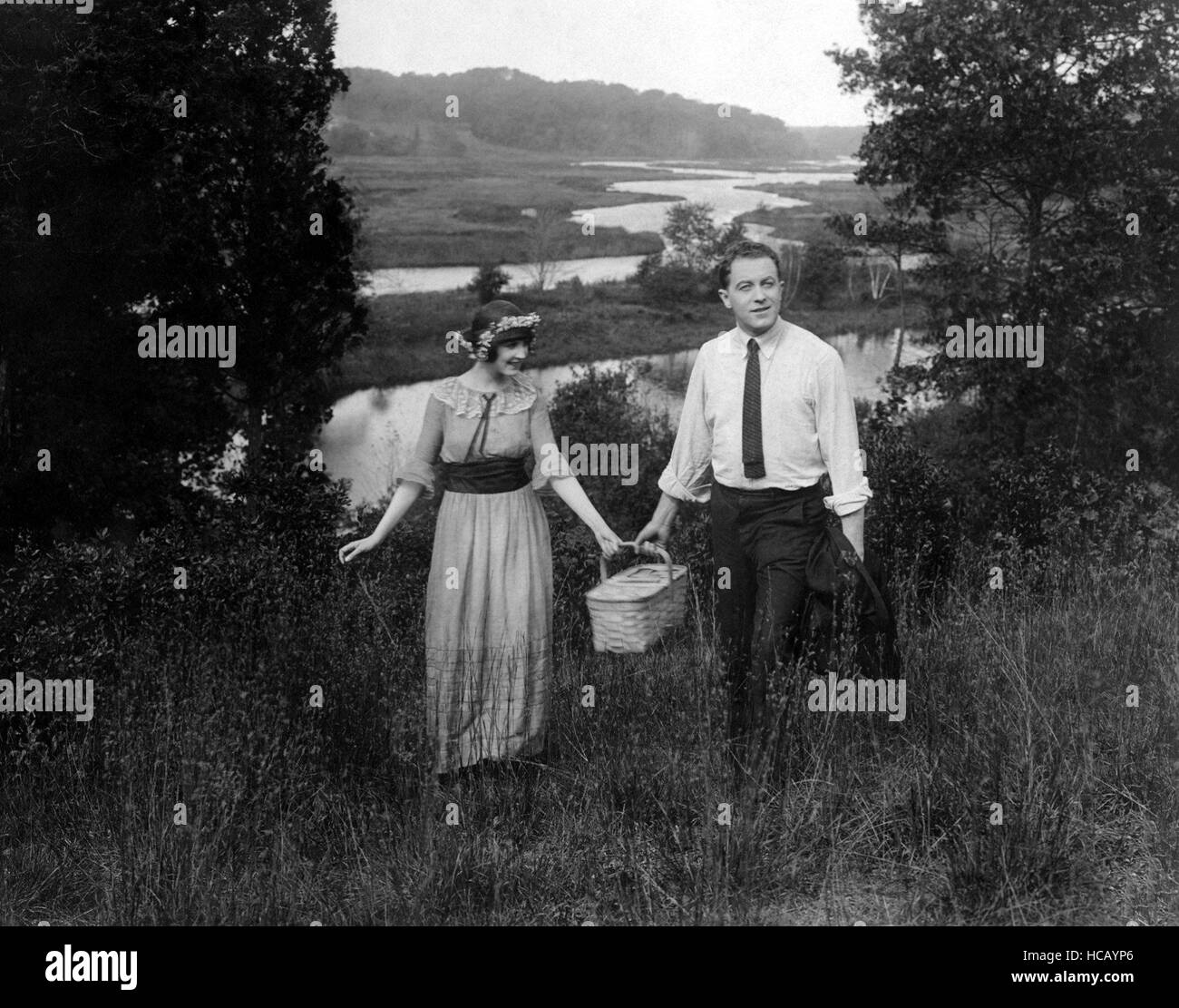THE BROKEN MELODY, from left: Lucy Cotton, Eugene O'Brien, 1919 Stock ...