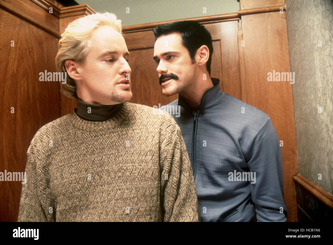 THE CABLE GUY, Owen Wilson, Jim Carrey, 1996, (c) Columbia/courtesy