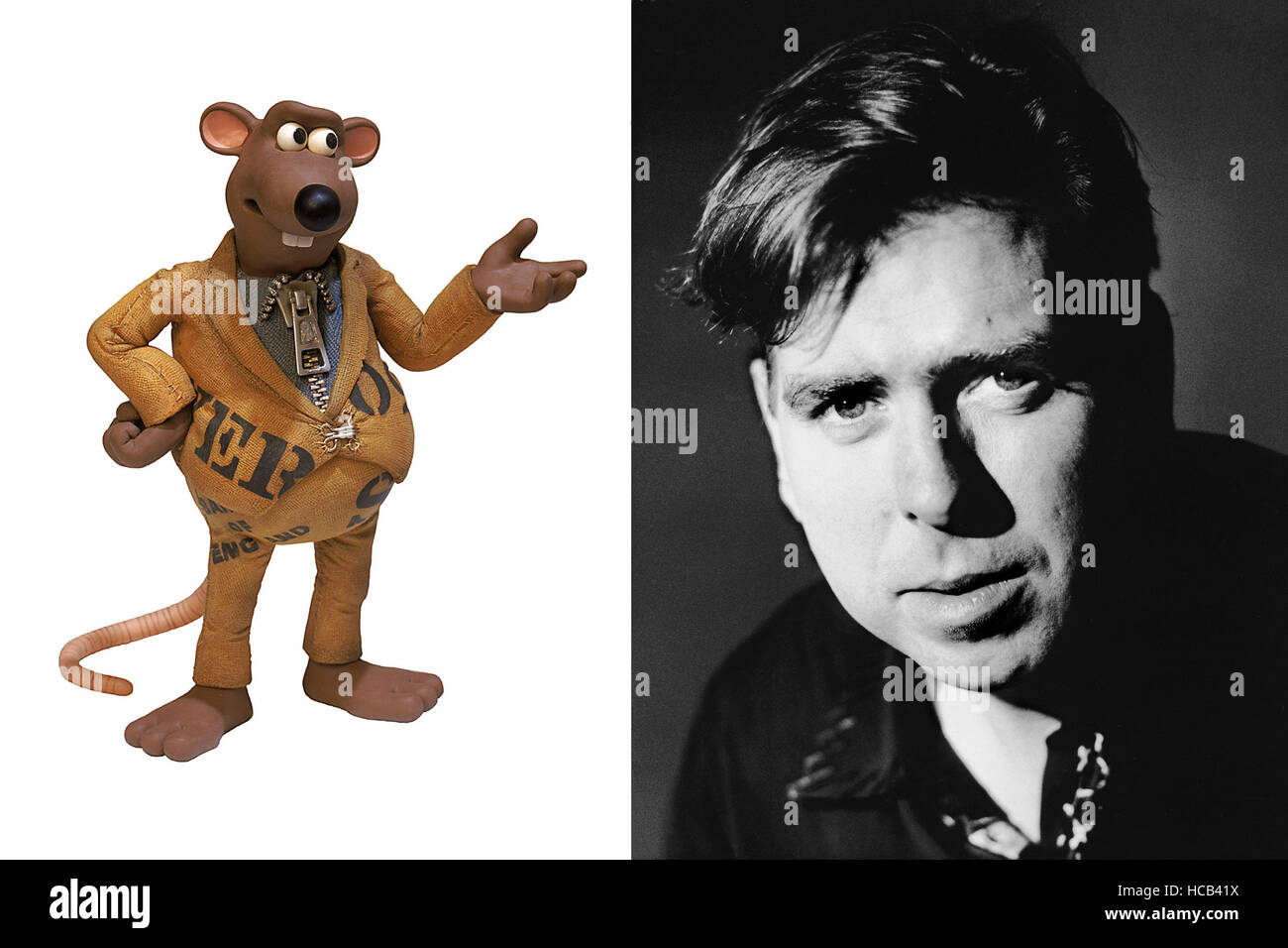 CHICKEN RUN, 2000, Timothy Spall as Nick Stock Photo Alamy