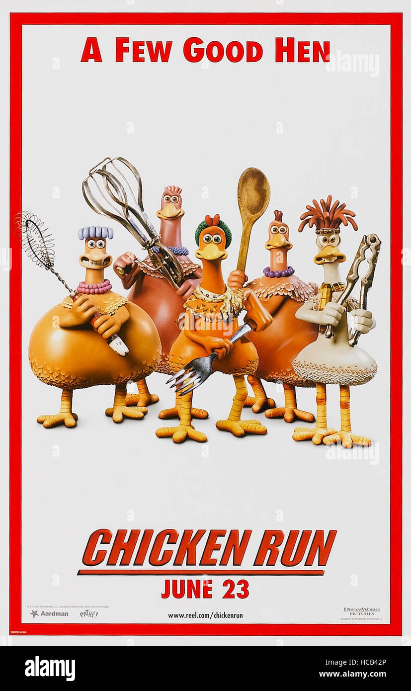 CHICKEN RUN, US advance poster art, Babs, (left), Ginger, (center), Mac