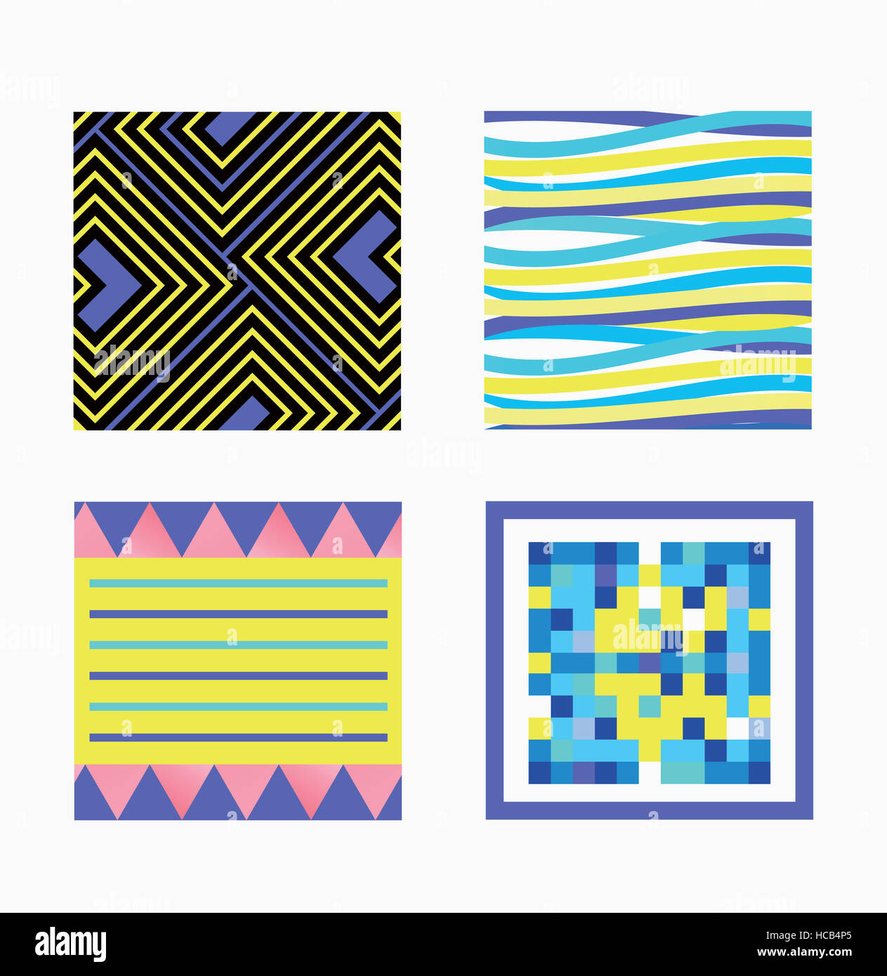 Various geometric patterns Stock Photo - Alamy