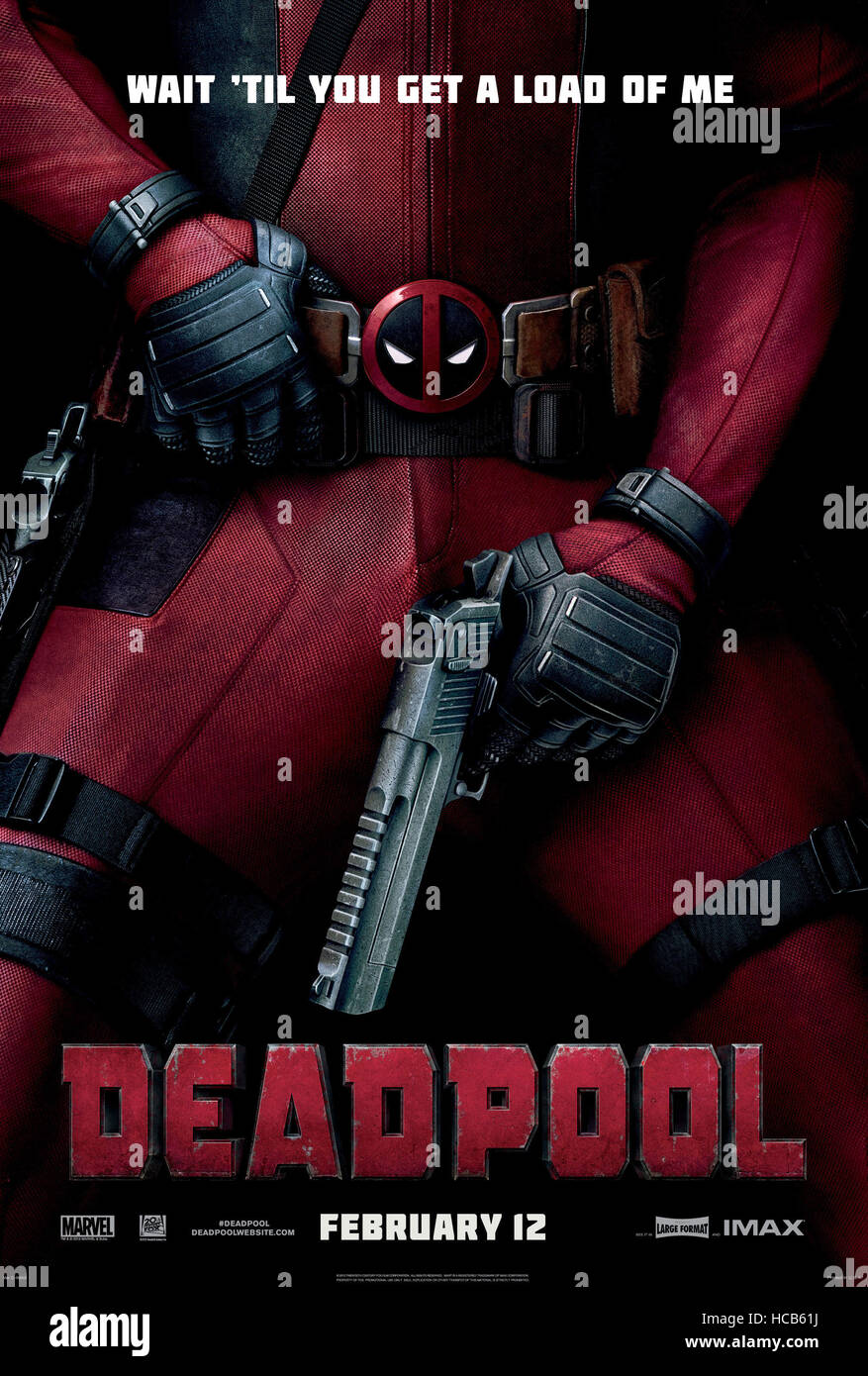 DEADPOOL, US advance poster, Ryan Reynolds, as Deadpool, 2016. TM ...