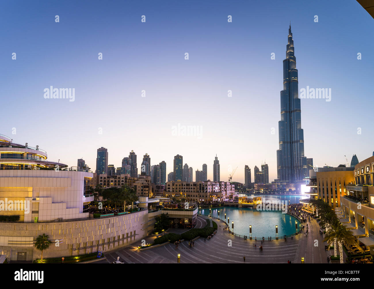 Burj Khalifa, Downtown, Dubai, United Arab Emirates Stock Photo