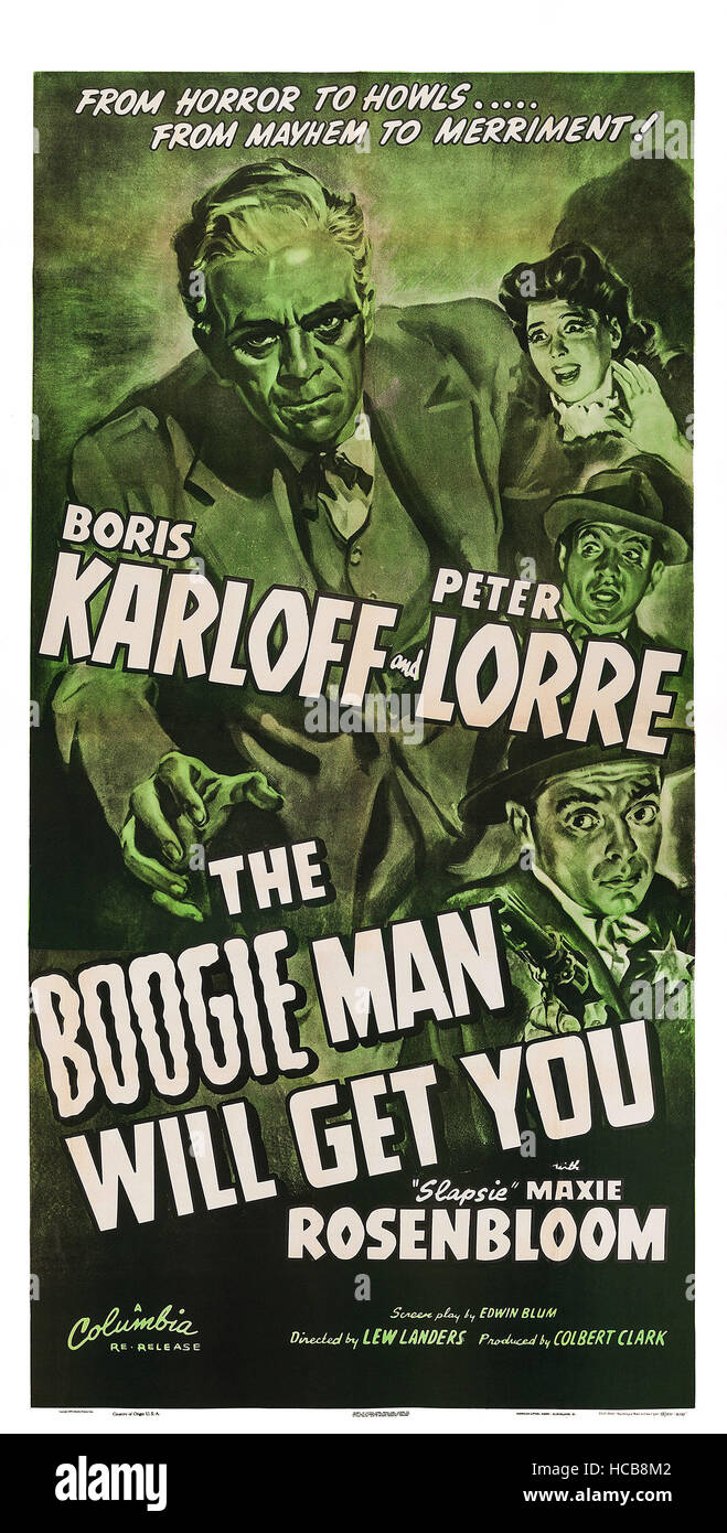 The Boogie Man Will Get You, Us Poster Art, From Top Left: Boris 