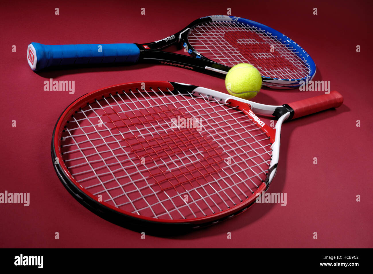 Two Tennis Rackets High Resolution Stock Photography and Images Alamy