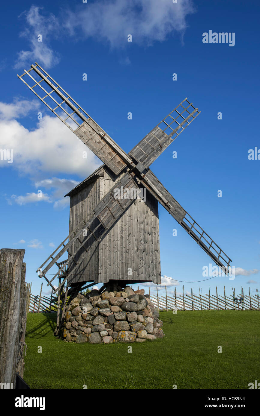 Windmill saaremaa estonia hi res stock photography and images   Alamy