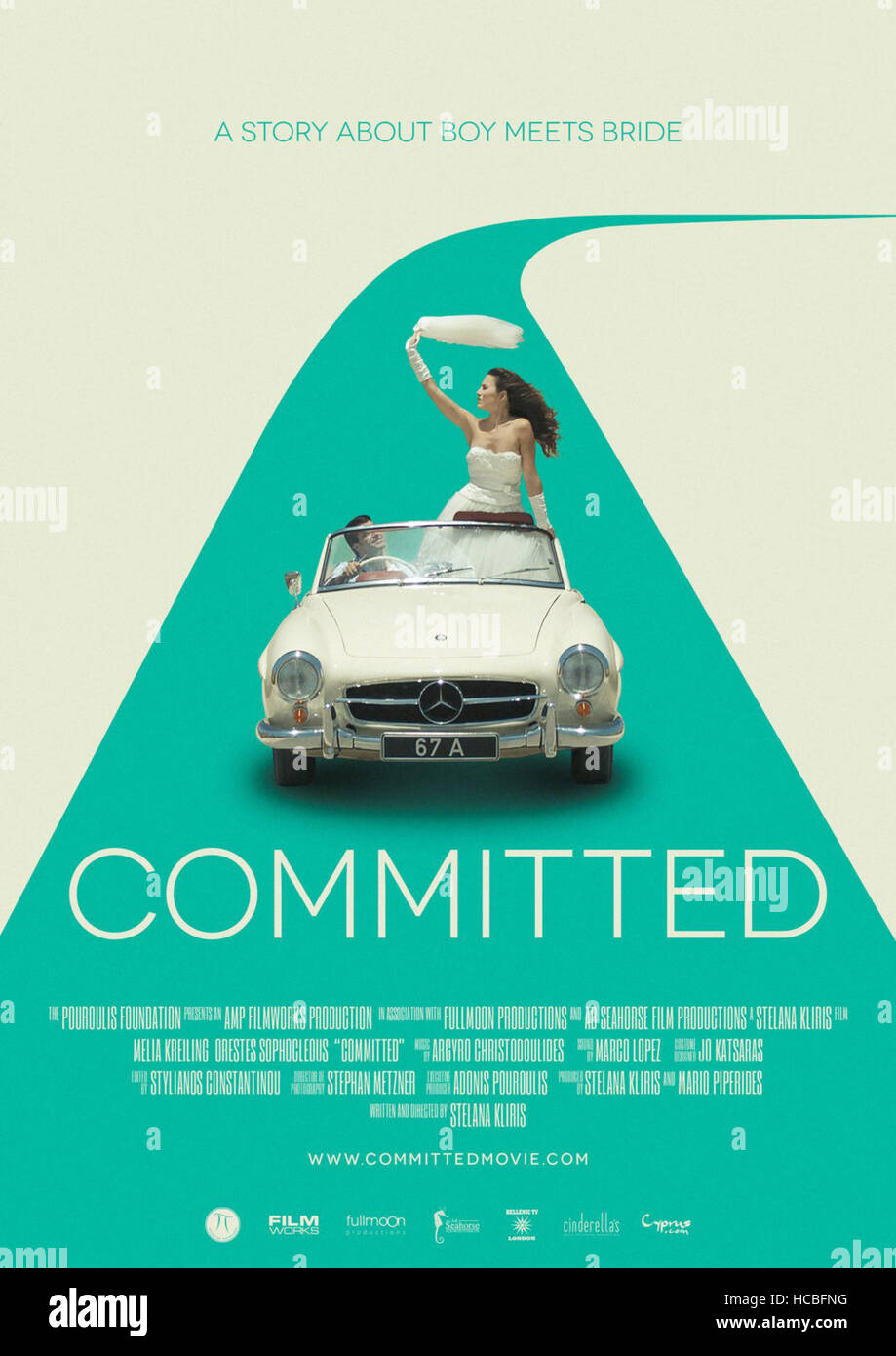 COMMITTED, poster, from left Orestes Sophocleous, Melia Kreiling, 2014
