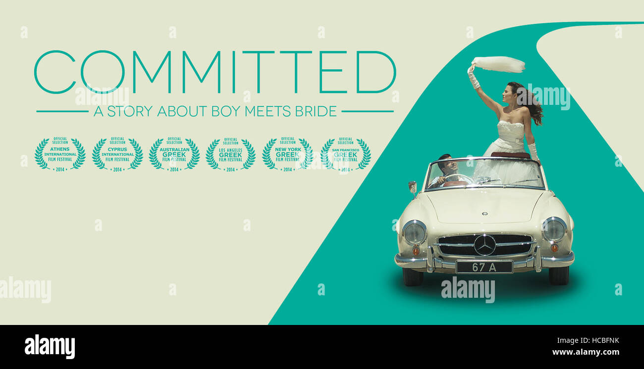 COMMITTED, poster, from left Orestes Sophocleous, Melia Kreiling, 2014