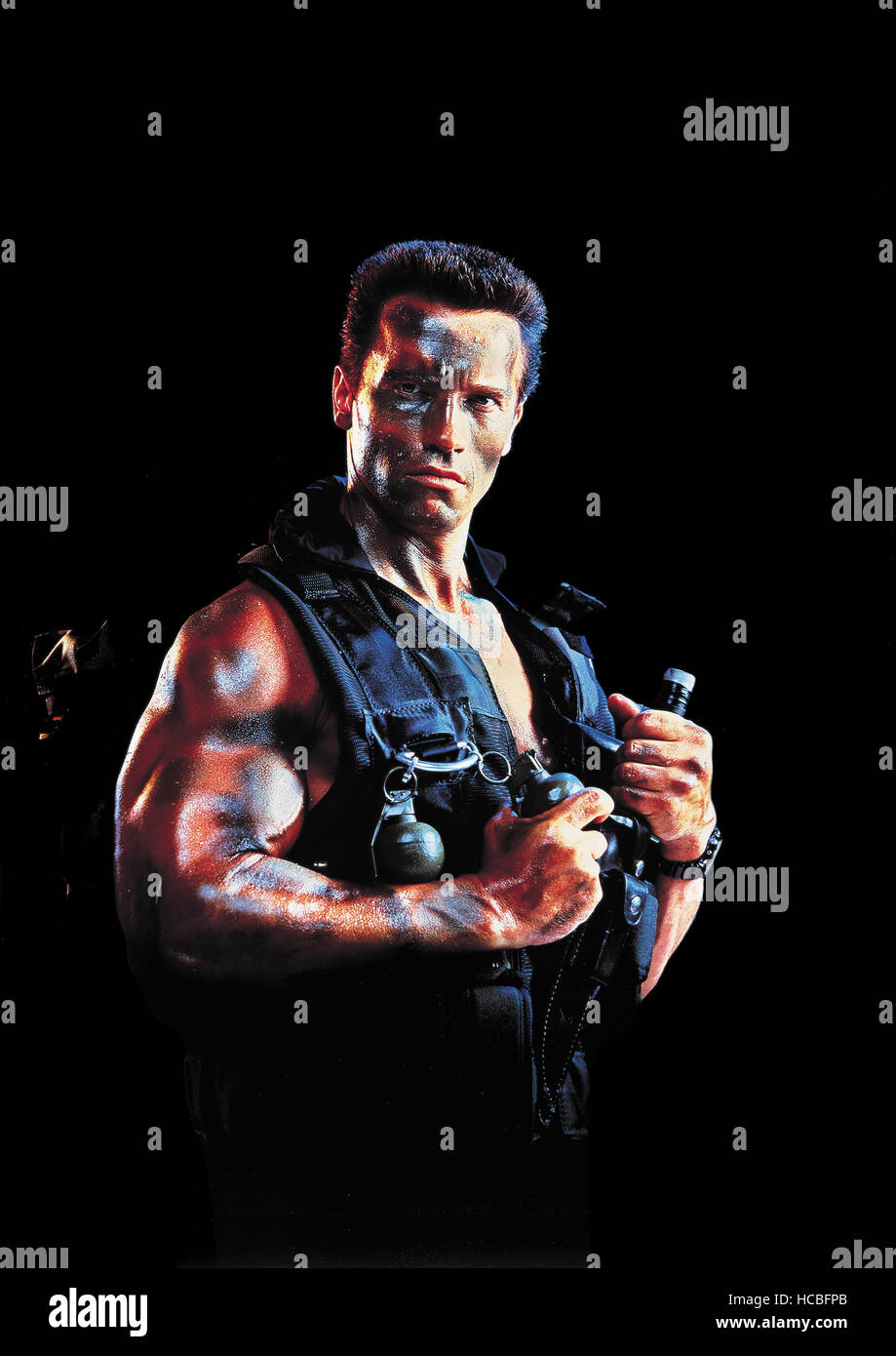 COMMANDO, Arnold Schwarzenegger, 1985. TM and Copyright © 20th Century ...