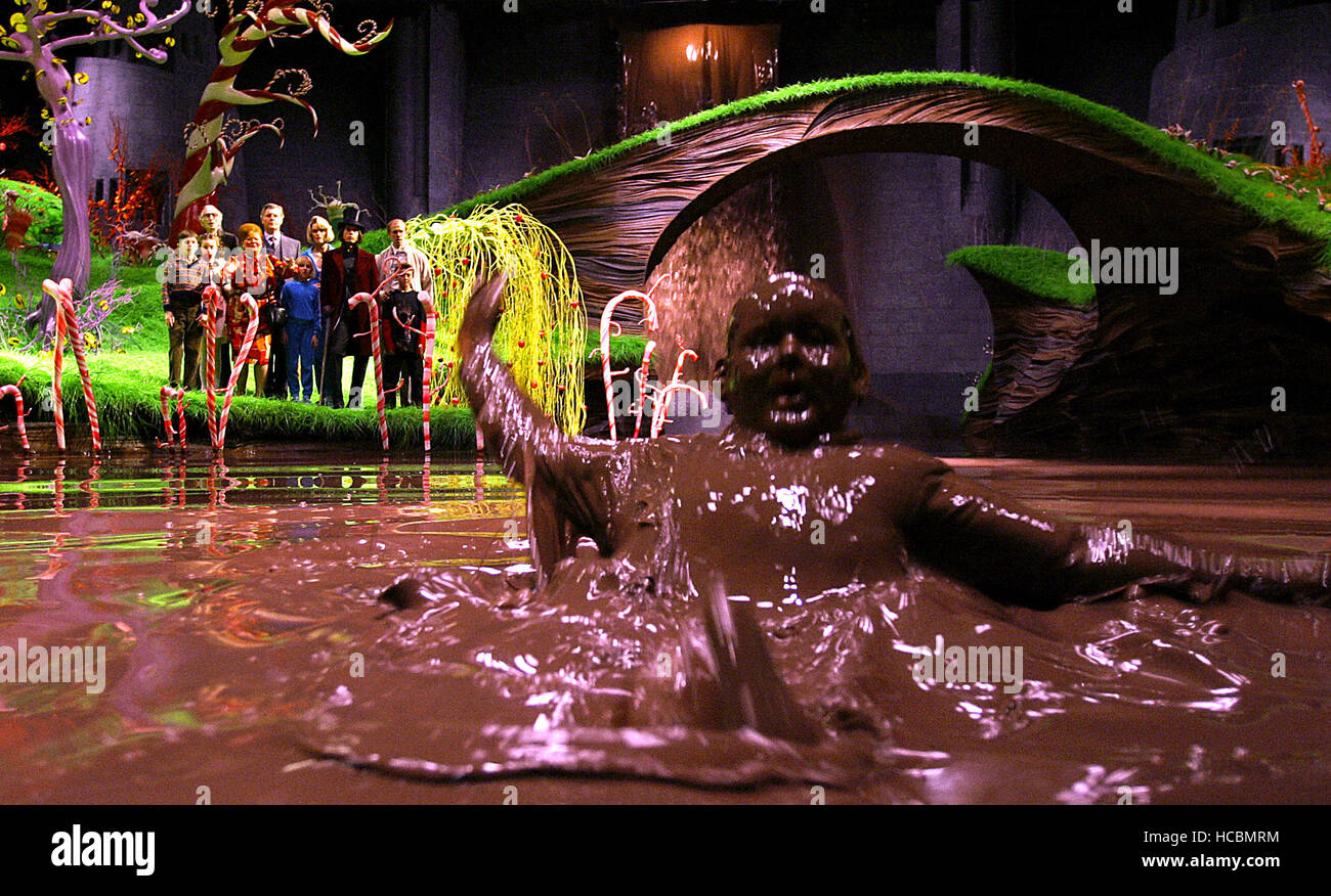 Charlie And The Chocolate Factory Philip Wiegratz Background Freddie Highmore Julia Winter David Kelly Franziska Stock Photo Alamy