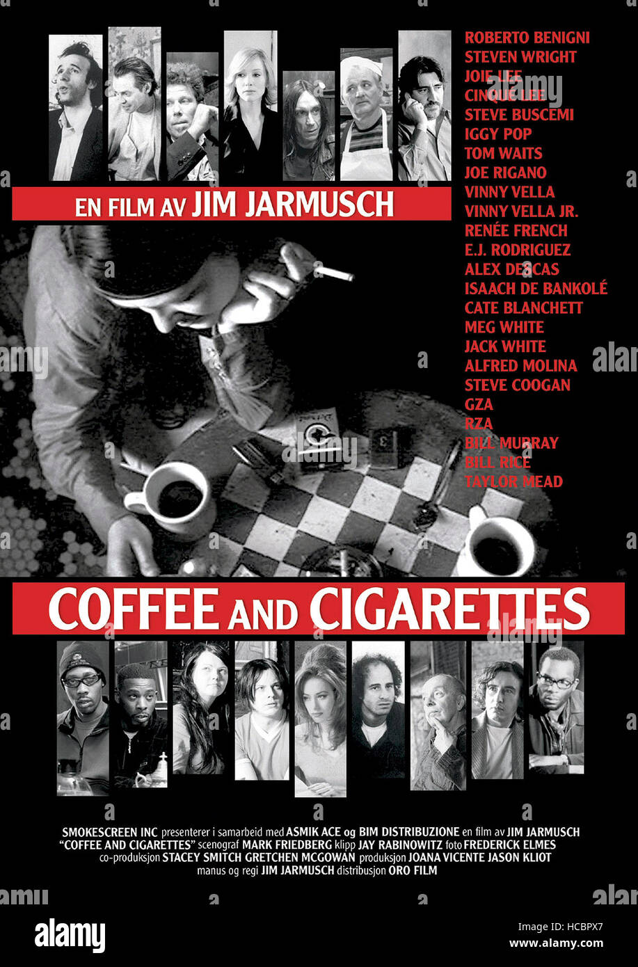 COFFEE AND CIGARETTES, Top Roberto Benigni, Steve Buscemi, Tom Waits