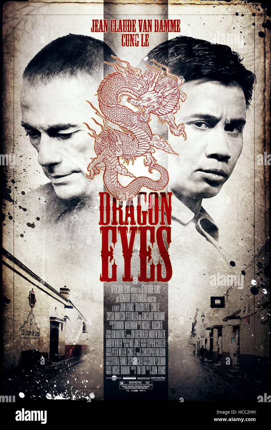 DRAGON EYES, US poster art, from left: Jean-Claude Van Damme, Cung Le ...