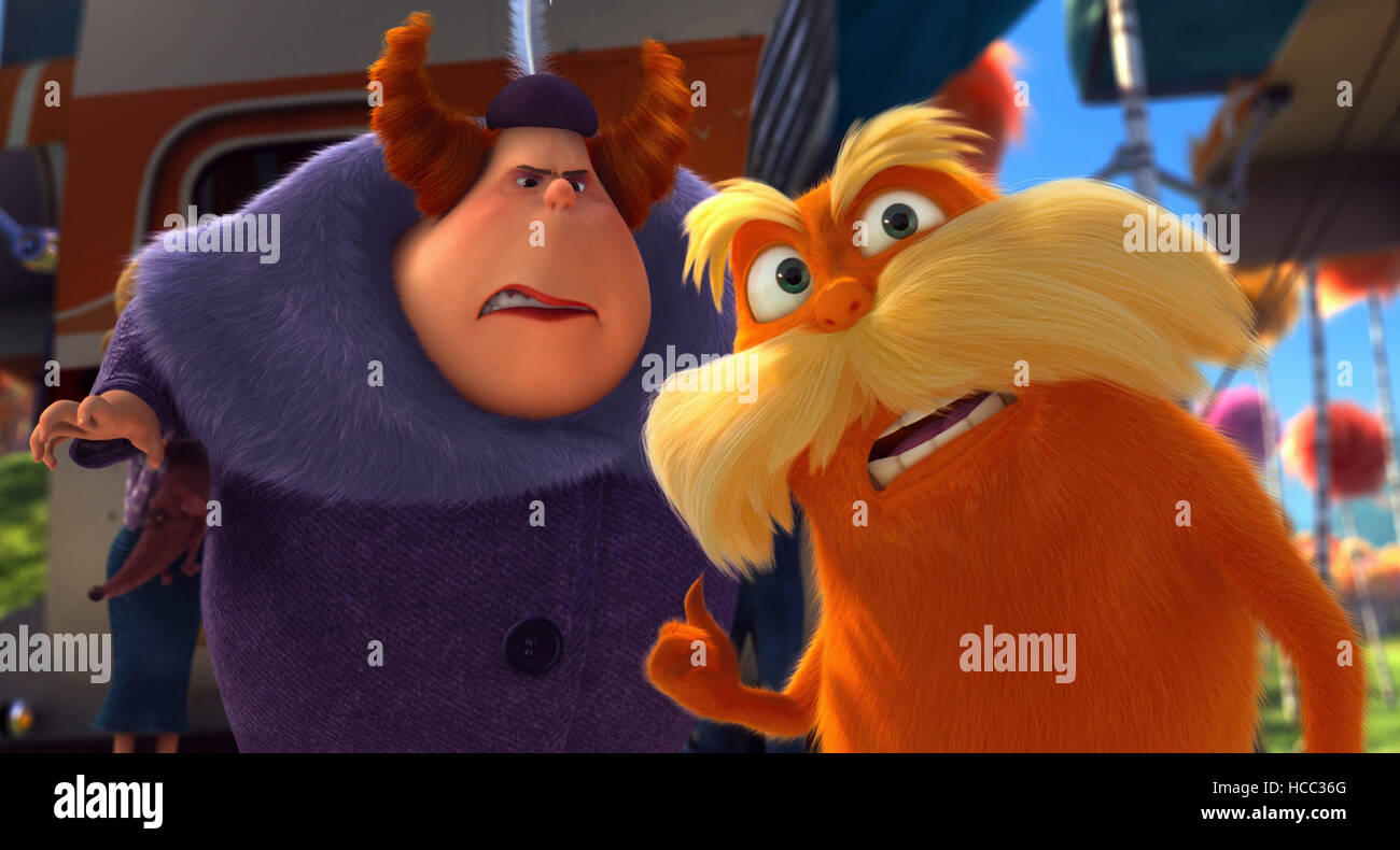 DR. SEUSS' THE LORAX, The Lorax (right, voice: Danny DeVito), 2012 ...
