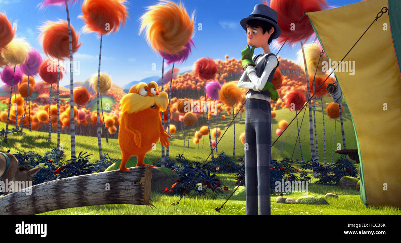 DR. SEUSS' THE LORAX, The Lorax (left, voice: Danny DeVito), 2012 ...