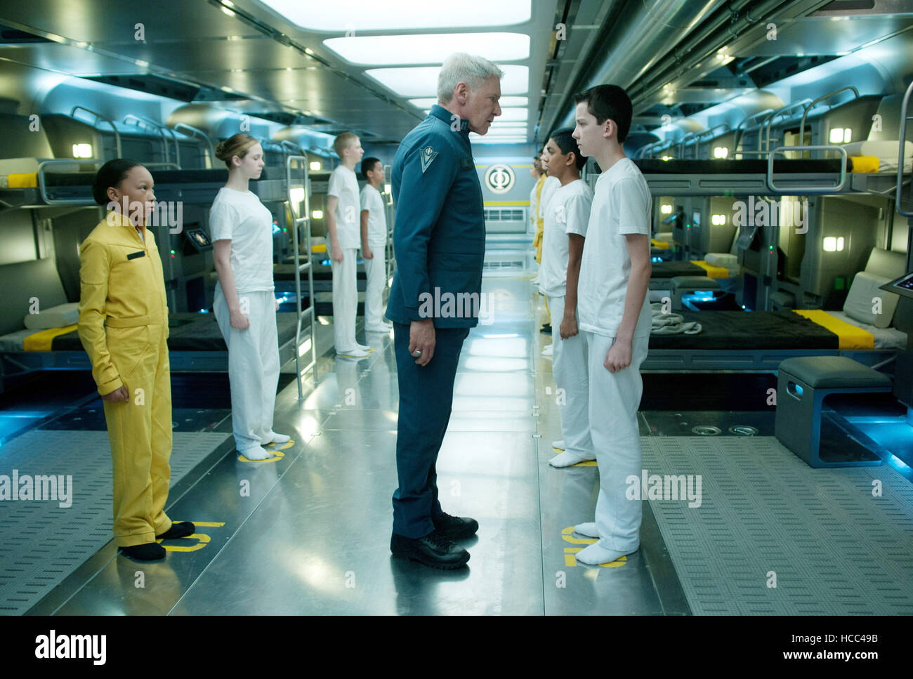 ENDER'S GAME, from left: Harrison Ford, Asa Butterfield, 2013. ph ...