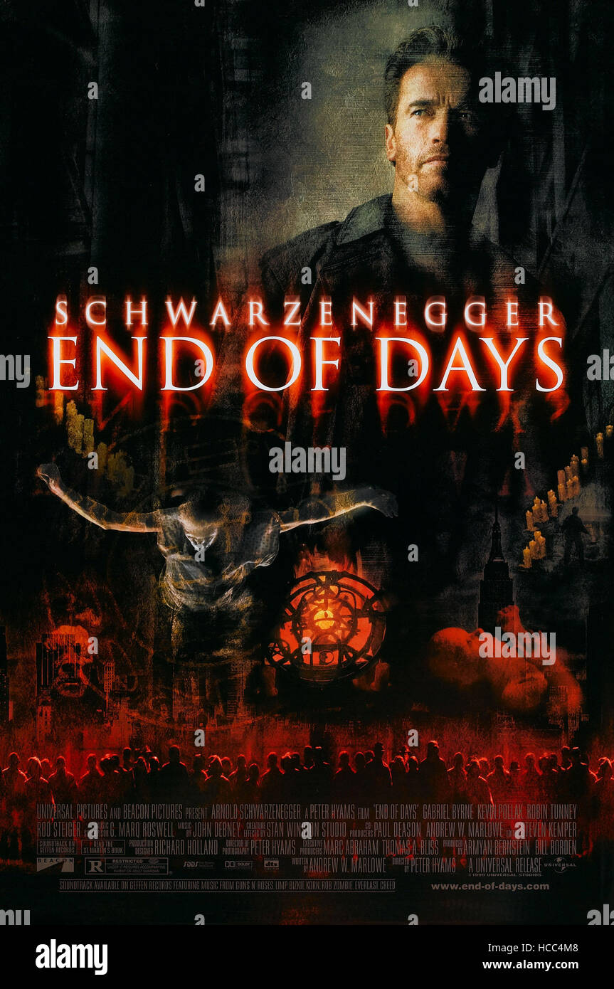 END OF DAYS, US poster, Arnold Schwarzenegger, 1999, © Universal ...