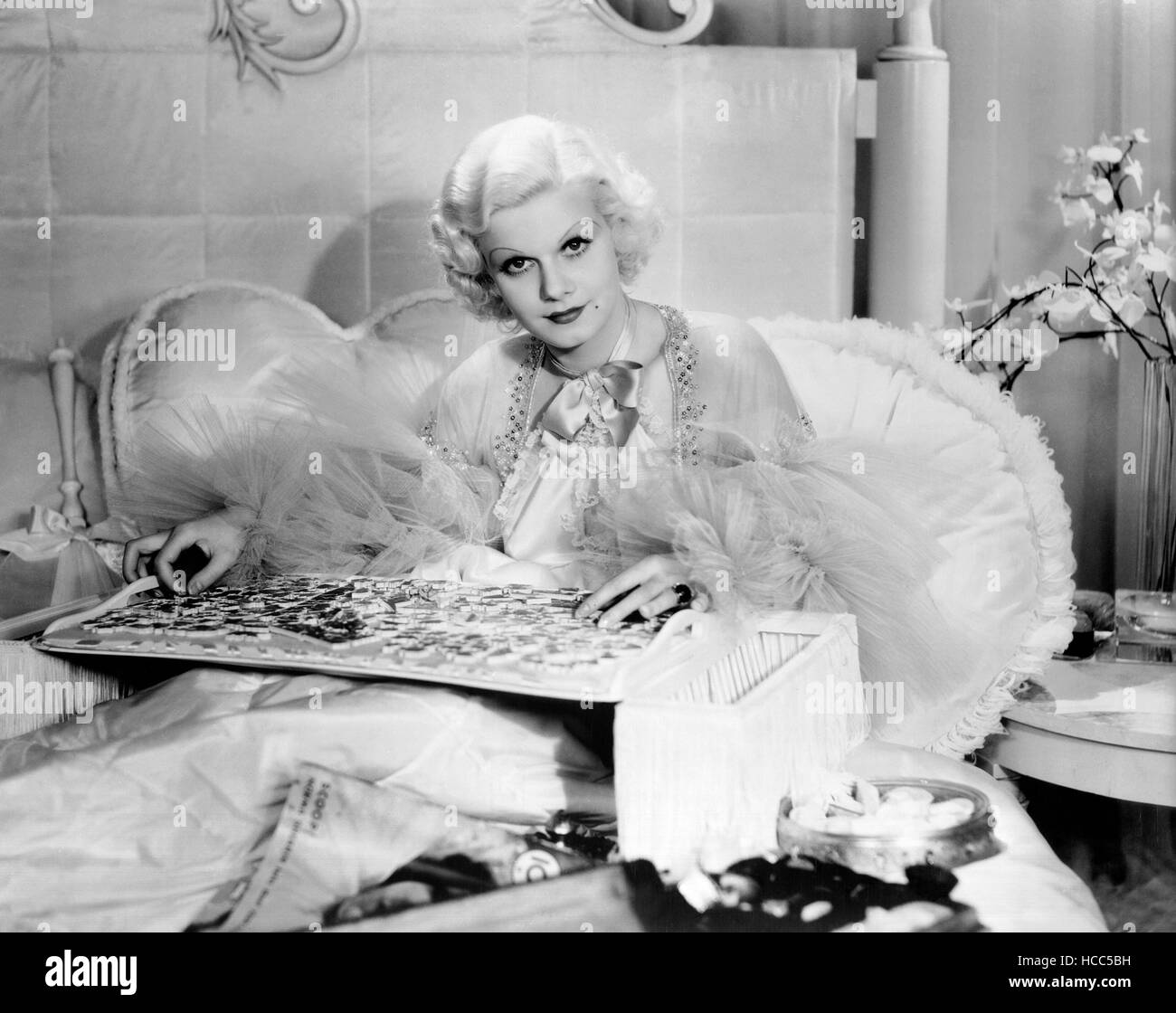 DINNER AT EIGHT, Jean Harlow, 1933 Stock Photo - Alamy