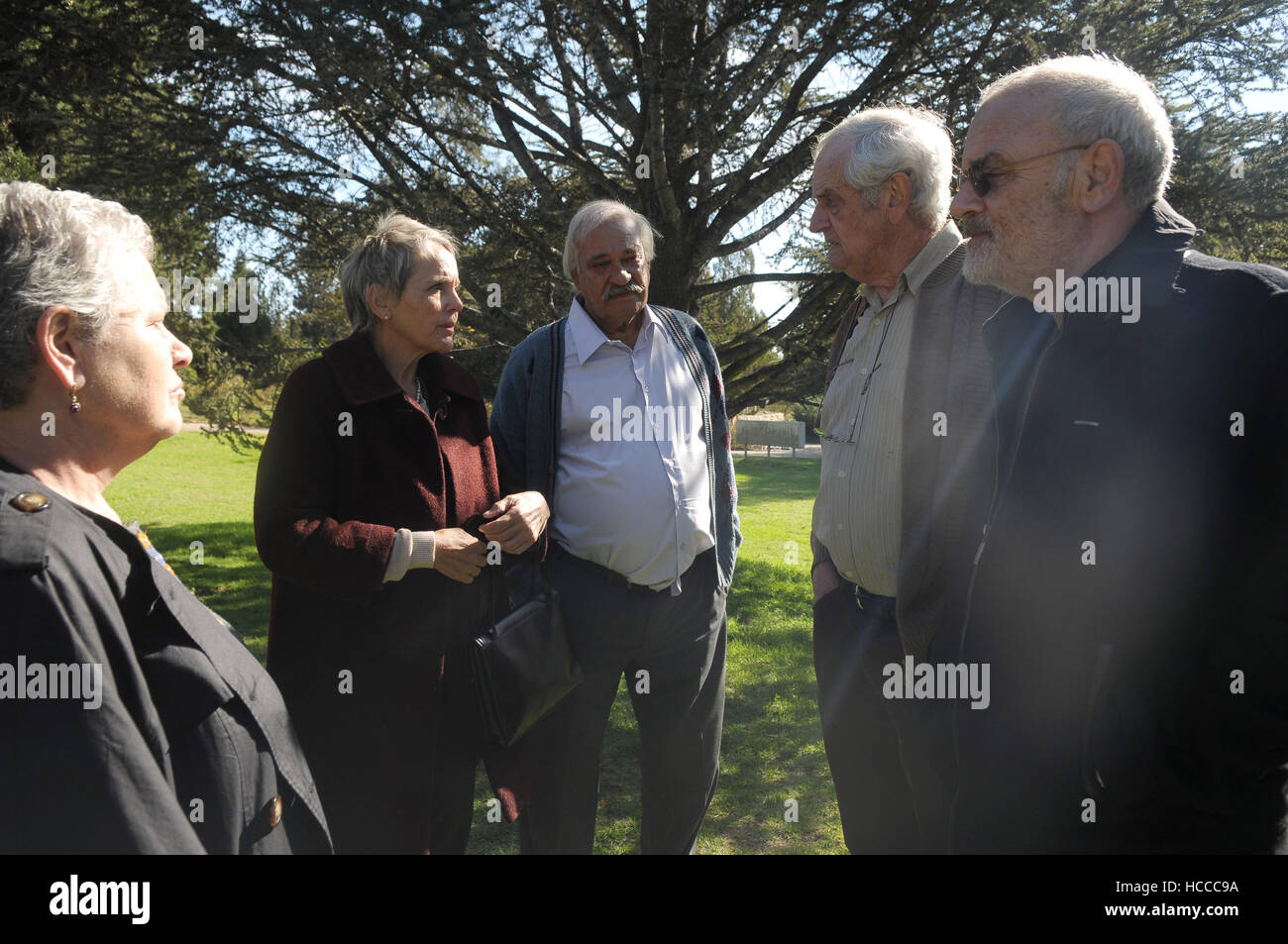 THE FAREWELL PARTY, lr Aliza Rosen, Levana Finkelstein, Ze'ev Revach