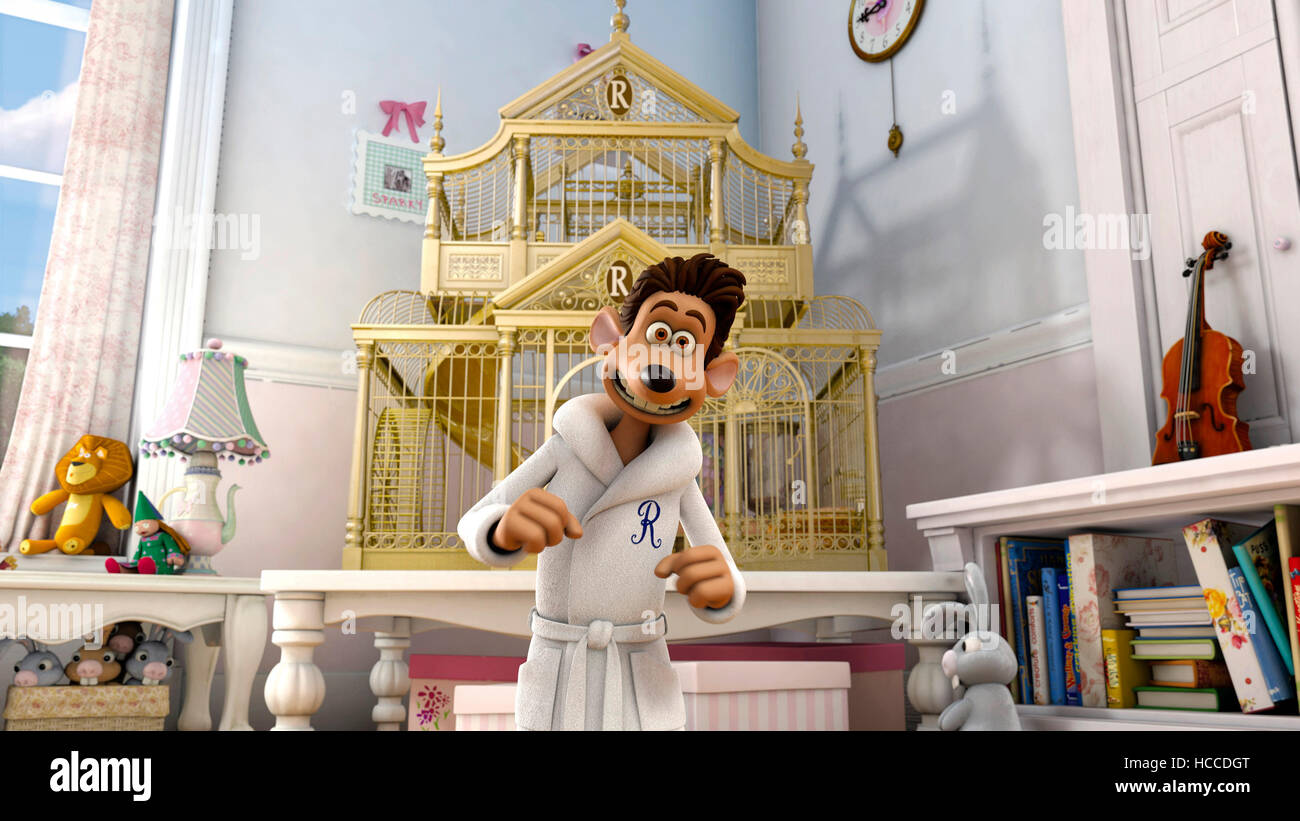 FLUSHED AWAY, Roddy (voice Hugh Jackman), 2006. ©DreamWorks/courtesy Everett Collection Stock