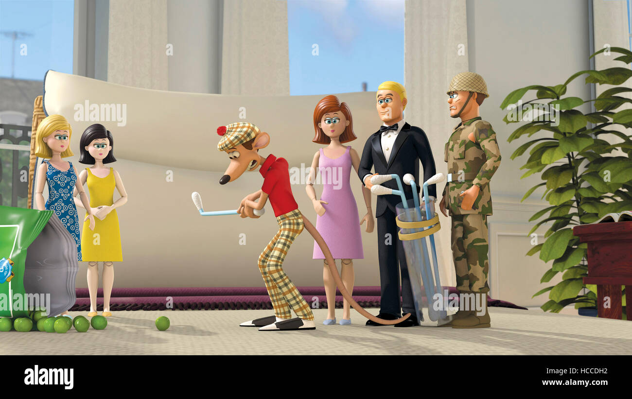 FLUSHED AWAY, Roddy (center, voice Hugh Jackman), 2006. ©DreamWorks/courtesy Everett Collection