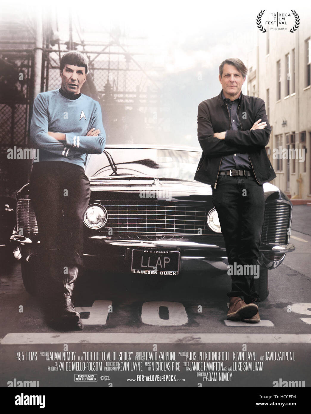 FOR THE LOVE OF SPOCK, poster, from left Leonard Nimoy, his son Adam(00)