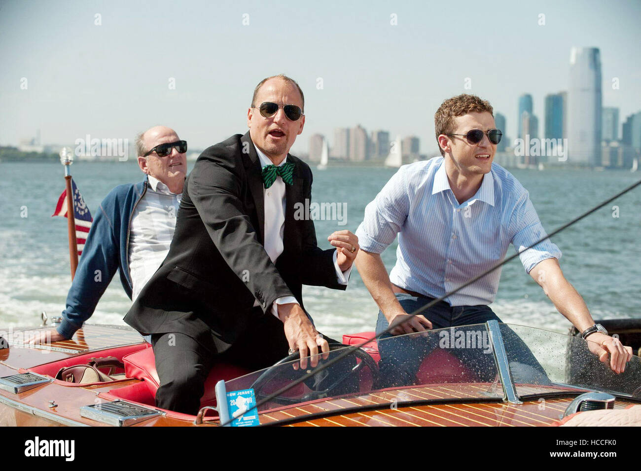 FRIENDS WITH BENEFITS, from left Richard Jenkins, Woody Harrelson, Justin Timberlake, 2011