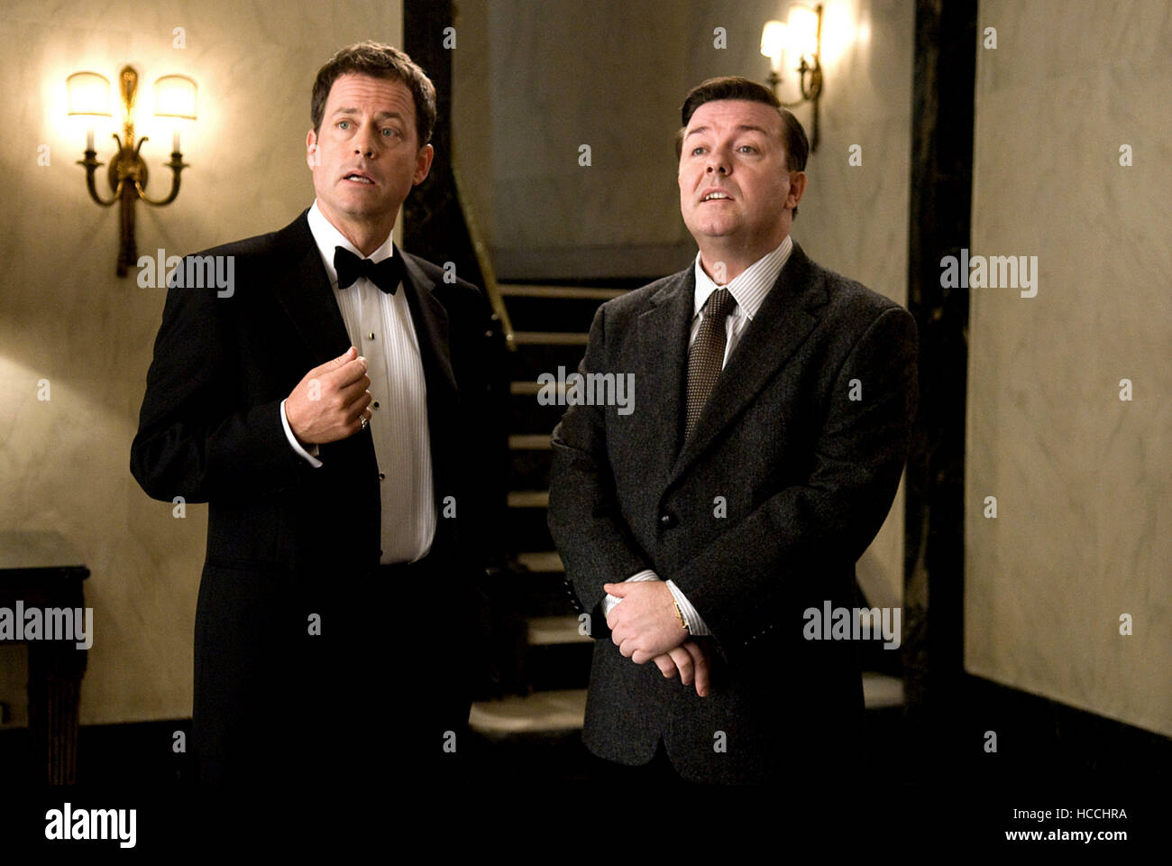 GHOST TOWN, from left: Greg Kinnear, Ricky Gervais, 2008. ©Paramount