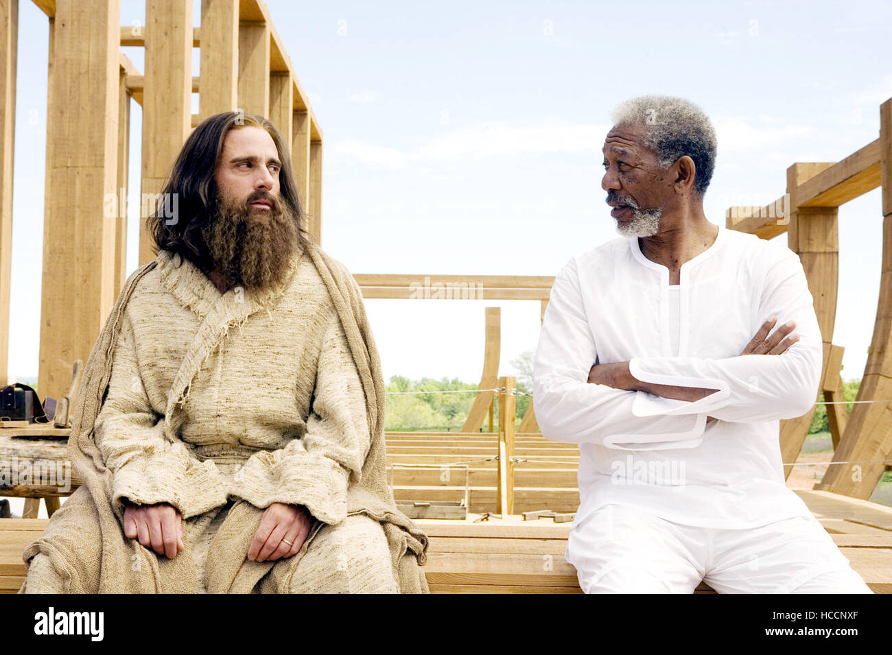 EVAN ALMIGHTY, Steve Carell, Morgan Freeman, 2007. ©Universal/courtesy