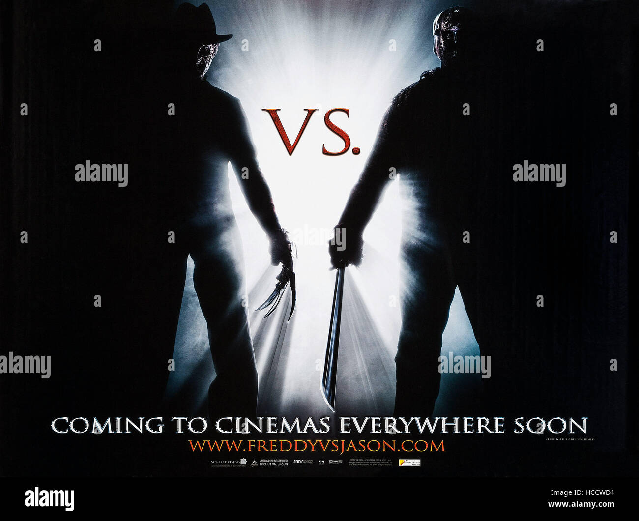 FREDDY VS. JASON, l-r: Freddy Krueger, Jason Voorhees on advance poster ...