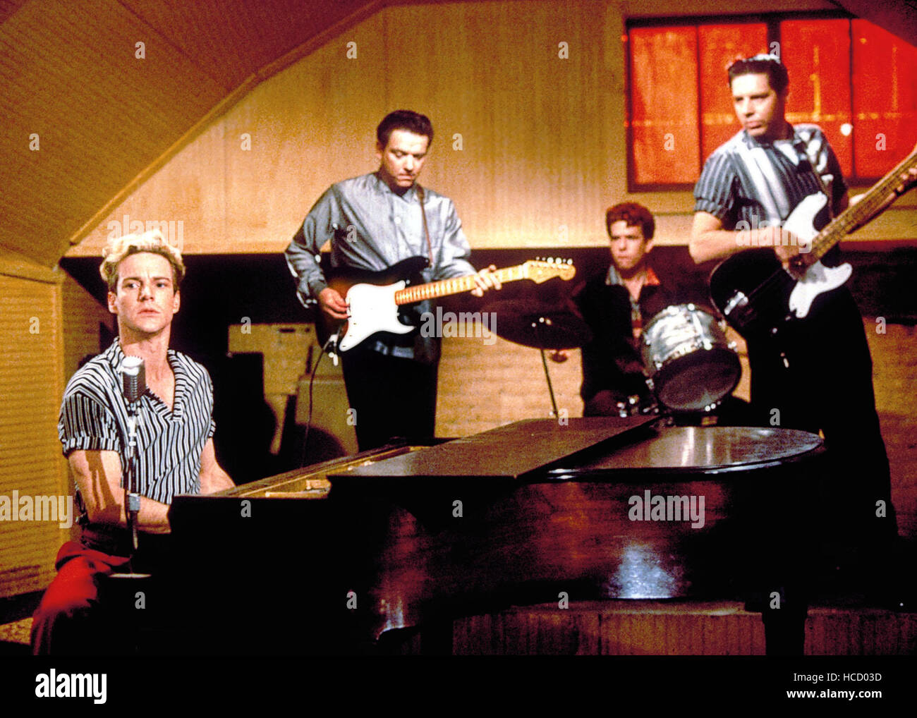 GREAT BALLS OF FIRE, Dennis Quaid, Jimmie Vaughan, Mojo Nixon, John Doe