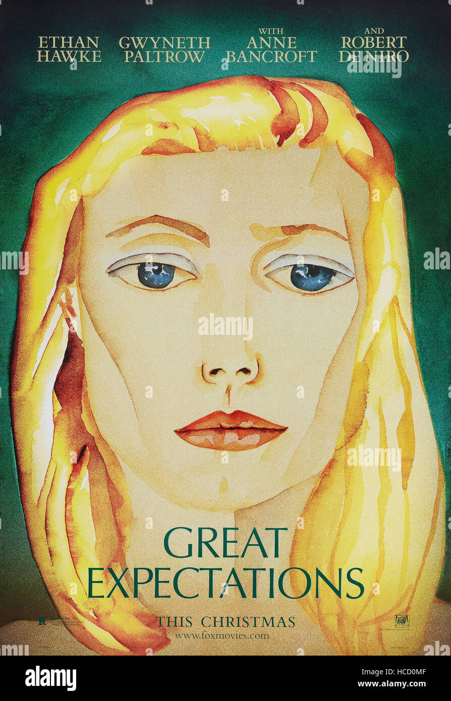 GREAT EXPECTATIONS, US advance poster art, Paltrow, 1998. TM