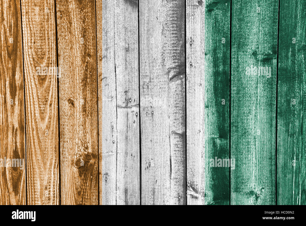 Flag of Ivory Coast on weathered wood Stock Photo - Alamy