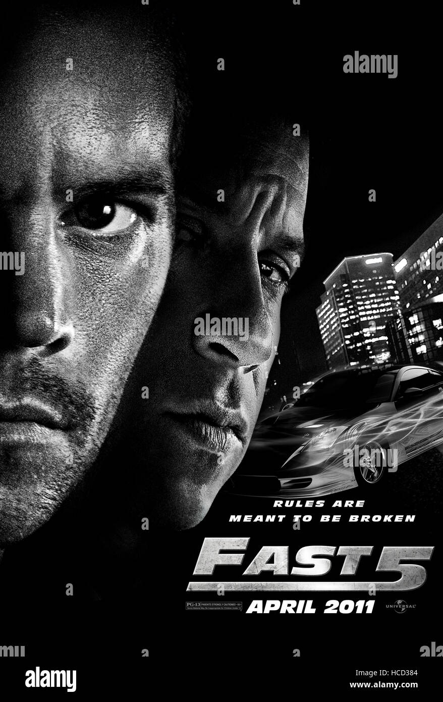 FAST FIVE, from left: Dwayne Johnson, Vin Diesel, 2011. ©Universal