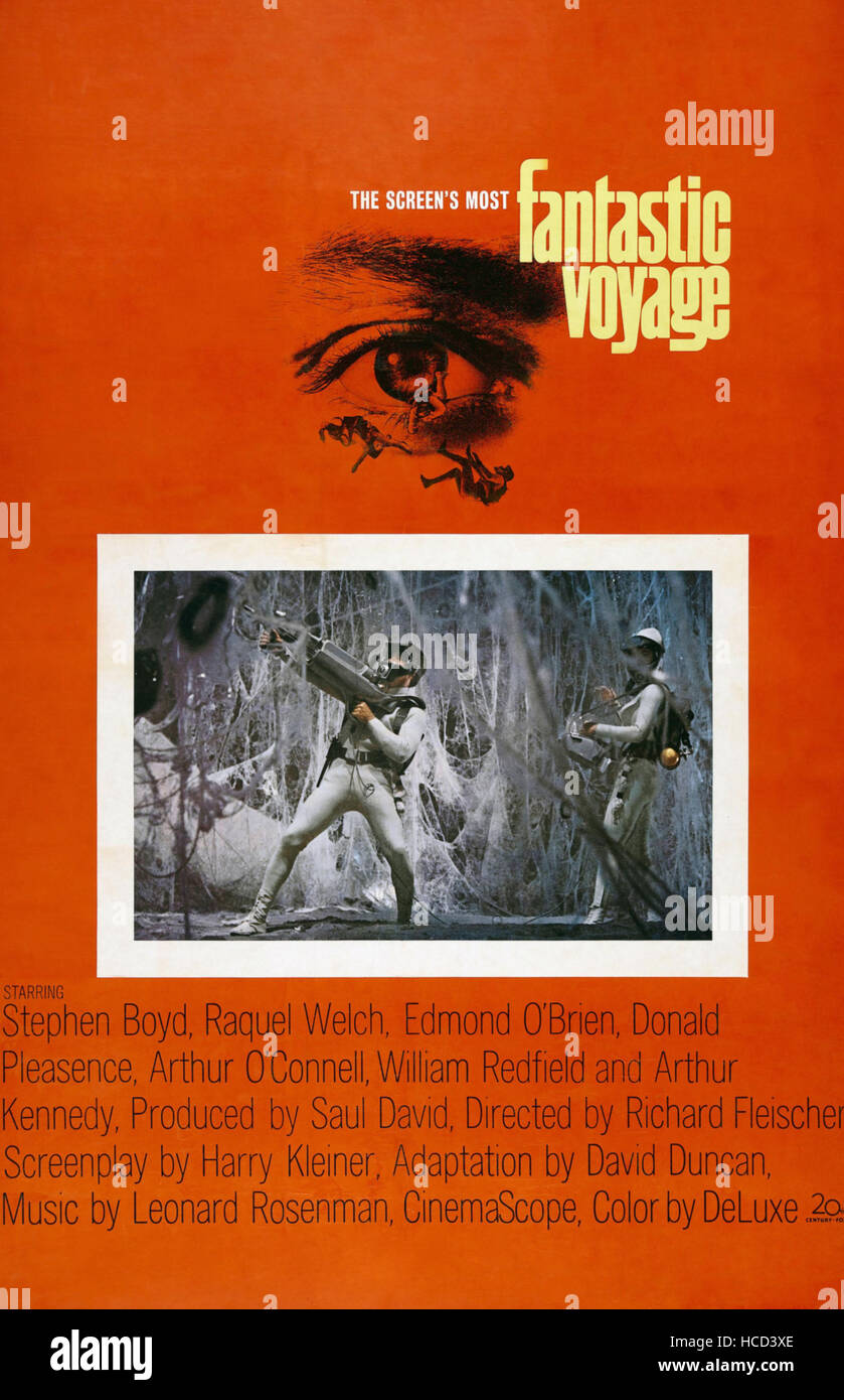 Fantastic Voyage Poster Art 1966 Tm And Copyright 20th Century Fox