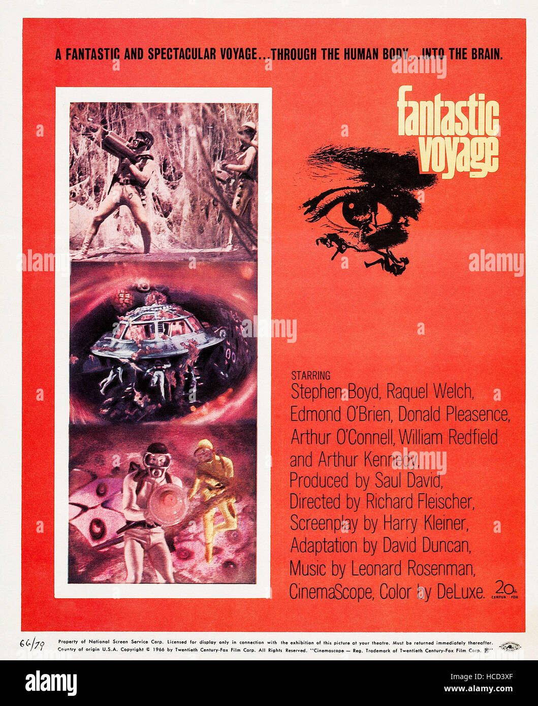 Fantastic Voyage Us Poster Art 1966 Tm Copyright 20th Century